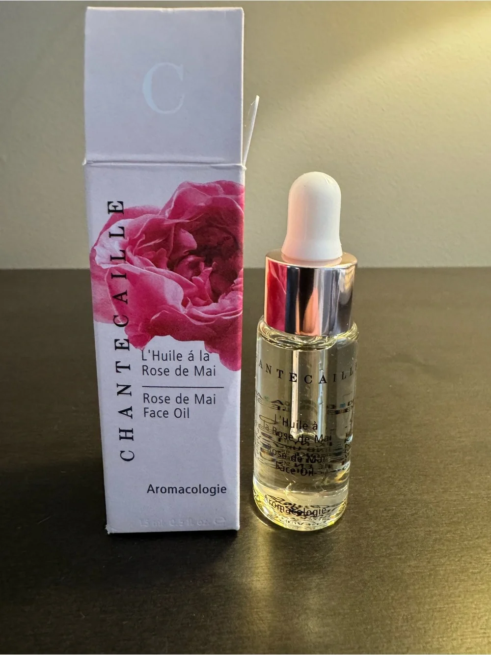 Chantecaille L’Huile Rose de Mai Face Oil .5 oz 15 ml NIB